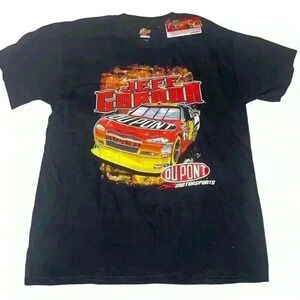 NASCAR Jeff Gordon Winners Circle Mens Size L T-shirt 2009 Double Sided NWT